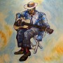 Old Bluesman Acryl