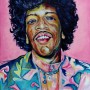 Jimi Hendrix Portrait Acryl