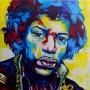 Jimi Hendrix Portrait Acryl