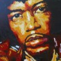 Jimi Hendrix Portrait Acryl