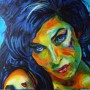 Amy Winehouse Portrait  Acryl