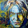 David Bowie Portrait Acryl