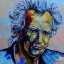 Keith Richard Portrait Acryl